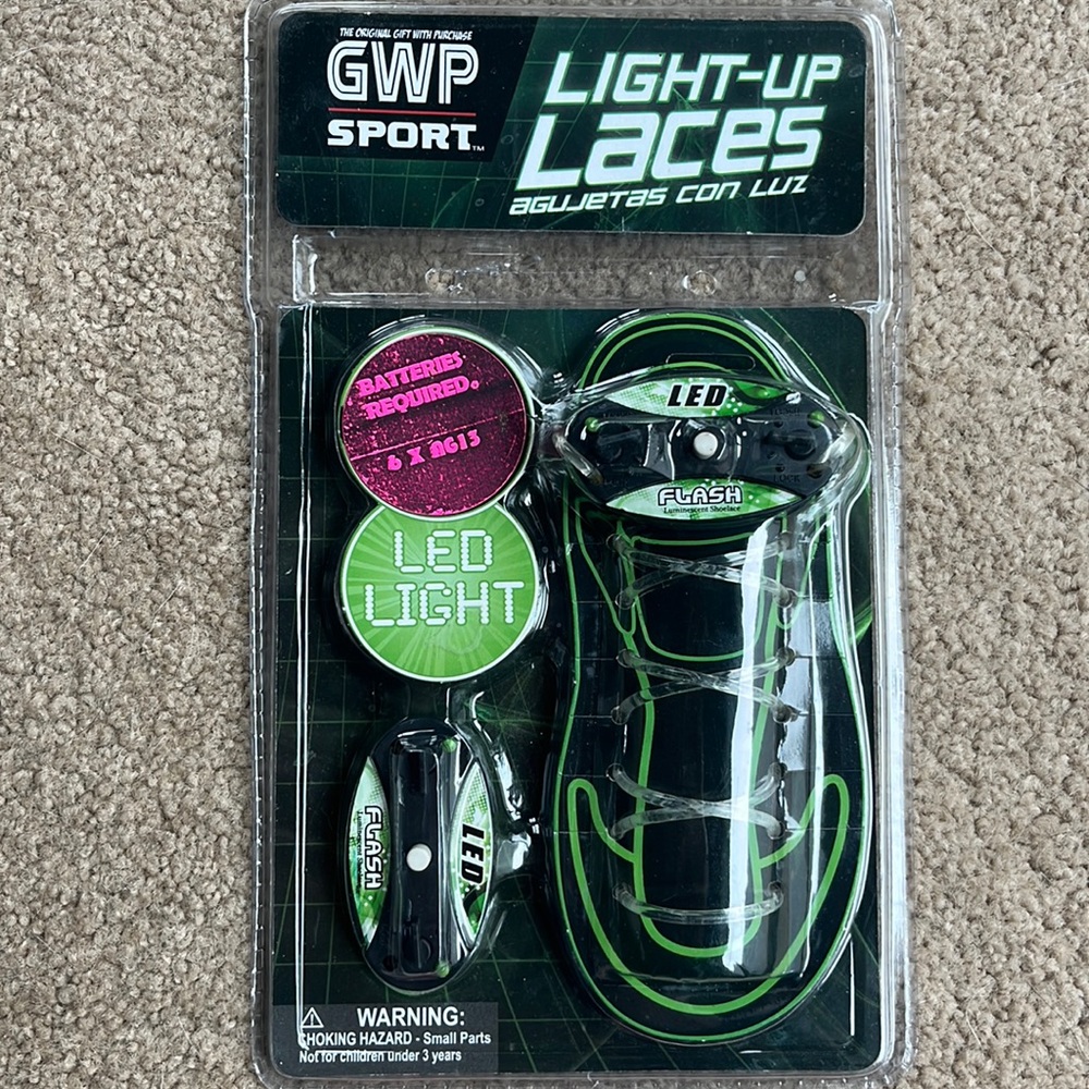 New in box light up shoe laces